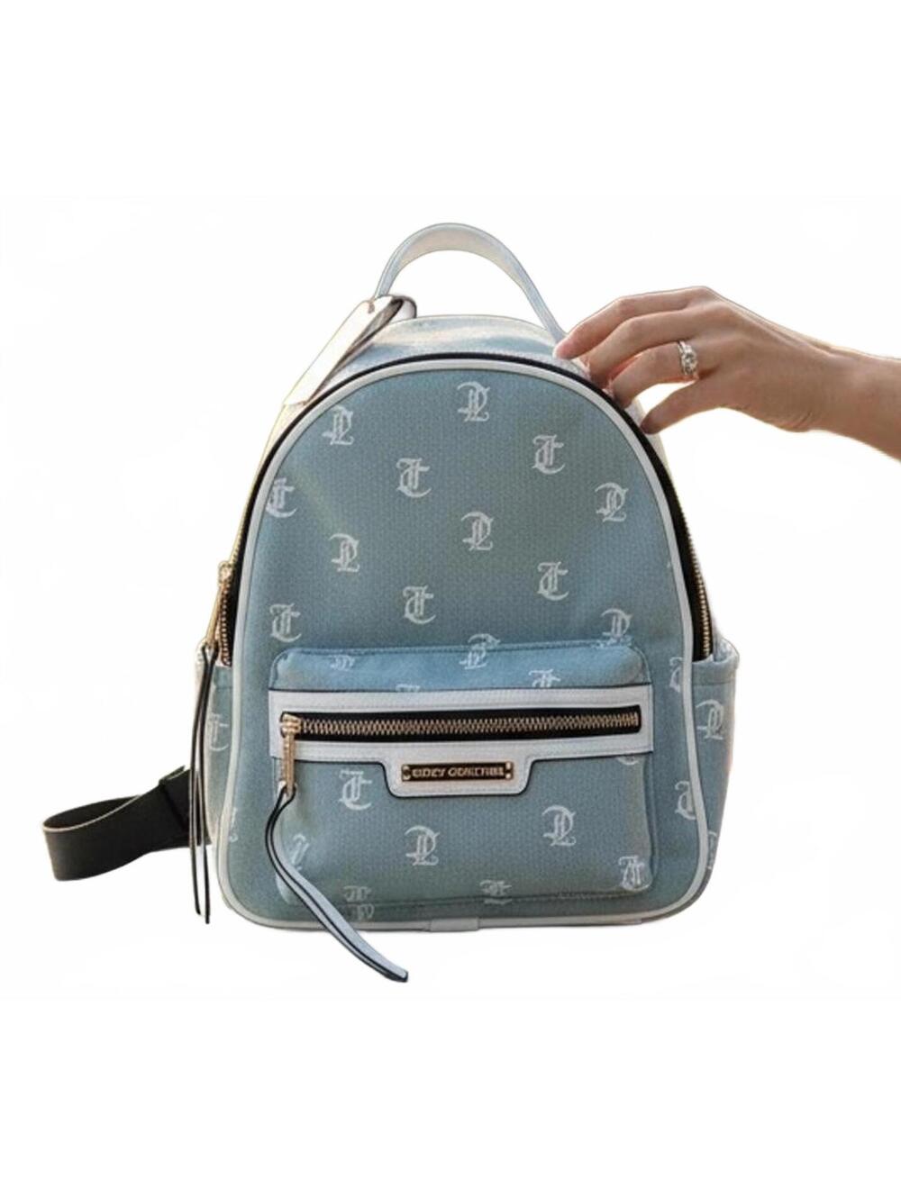 Juicy Couture Light Blue Denim Mini Backpack